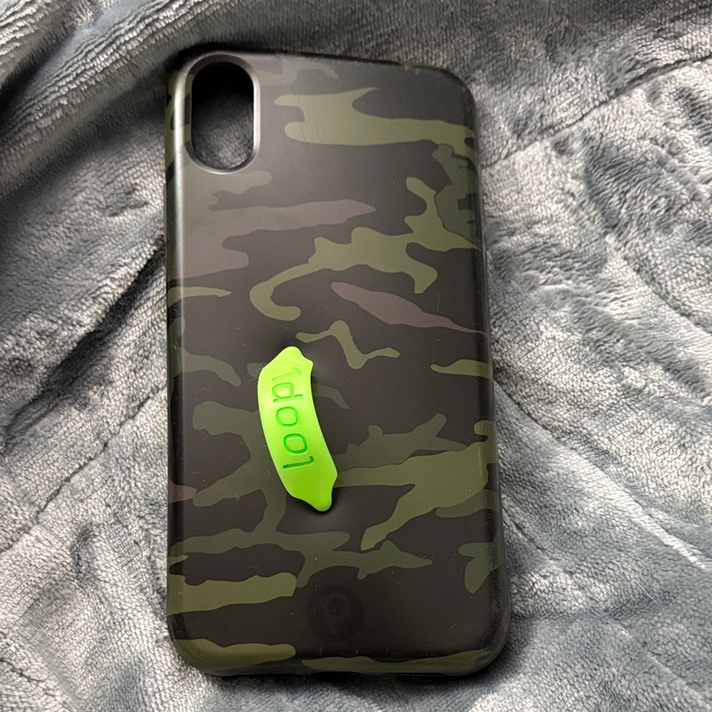 Loopy Case Green Camouflage Phone Case